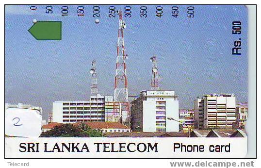 Télécarte SRI LANKA (2) Rs. 500 TAMURA PHONECARD - Sri Lanka (Ceylon)