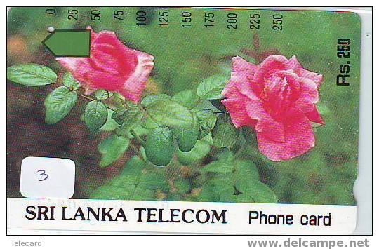 Télécarte SRI LANKA (3) Rs. 250 TAMURA PHONECARD - Sri Lanka (Ceylon)