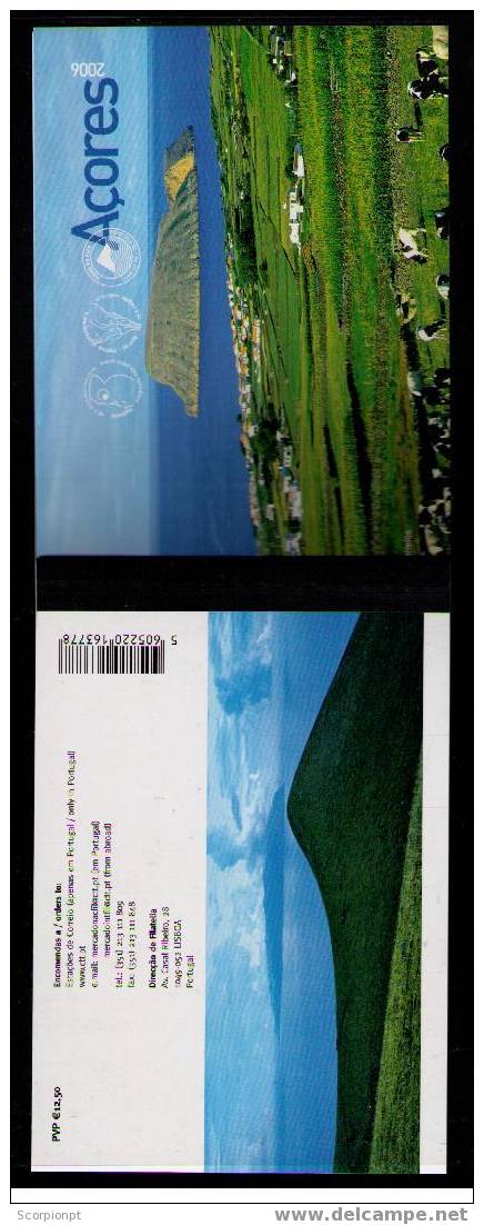 AZORES Anual BOOKLET 7500 Copies PRINTED COLOR PROOF Numération To Azores Island 2006 Portugal Sp227 - 2006