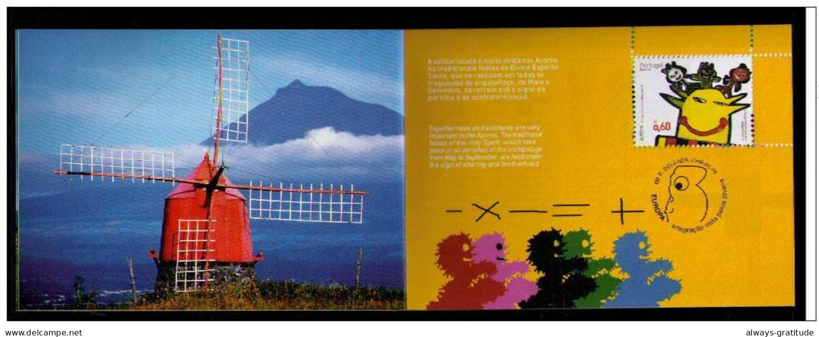 Sp227 AZORES Island 2006 BOOKLET (tirage 7500ex) With PRINTED COLOR PROOF Numération To Portugal - 2006