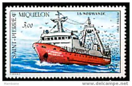 SPM 1987 ~ Chalutier La Normande  482  Neuf Sans Trace X X - Unused Stamps