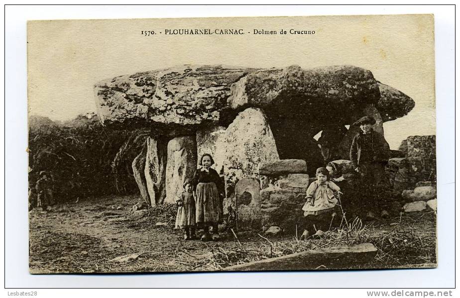 CPA 56.-PLOUHARNEL-CARNAC.-Dolmen De Crucuno - Ploërmel