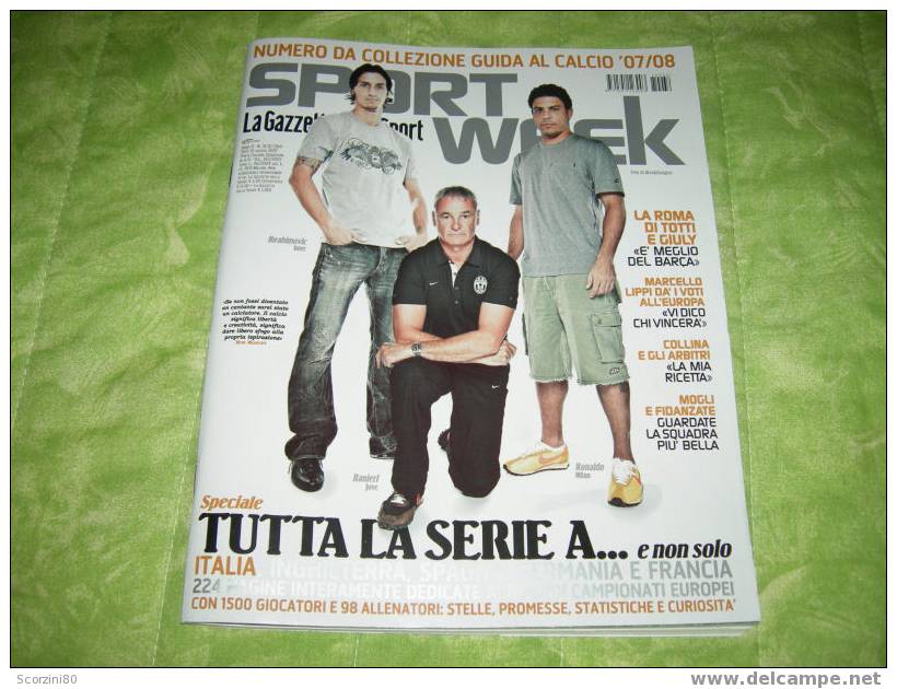 Sport Week N° 366-367 (n°31-32-2007) Ronaldo Ibrahimovic - Deportes