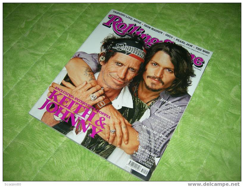 Rolling Stone N° 44 (Johnny Depp Keith Richards) - Cine