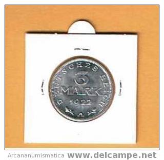 ALEMANIA (Weimar Republic) 1.922 A 3 MARCOS Km#29-Al S/C   DL-402 - 1 Renten- & 1 Reichspfennig