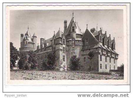 87 CHALUS (environs )* Château De Lambertie * Cachet 1951. - Chalus