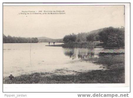 87 CHALUS ** L’Etang De La Chateline, Près De Buissière Galant ** Belle CPA - Chalus