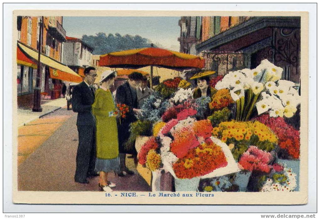 M3 - NICE - Le Marché Aux Fleurs (Jolie Carte) - Marchés, Fêtes