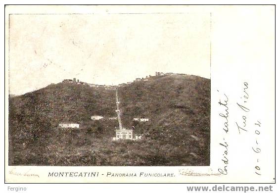 3843 - MONTECATINI (LUCCA) - Panorama Funicolare - Formato Piccolo - Sonstige & Ohne Zuordnung