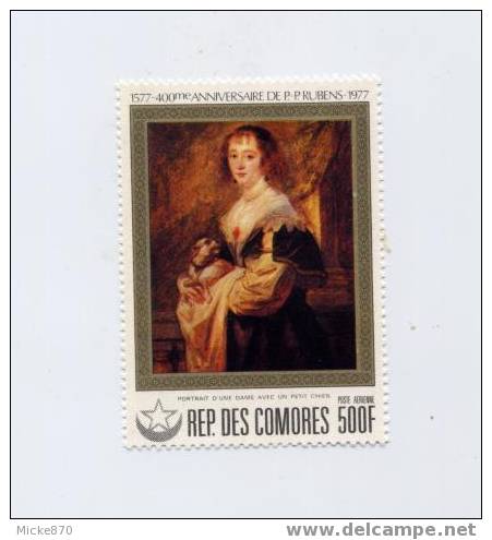 Comores Poste Aérienne N°149 Neuf** Rubens Portrait D'une Dame - Rubens