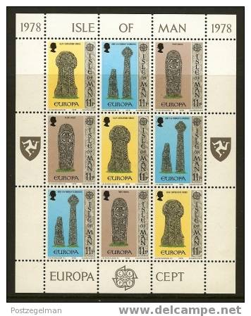 ISLE OF MAN 1978 MNH Sheets (2) Europe #4787a+b - Isle Of Man