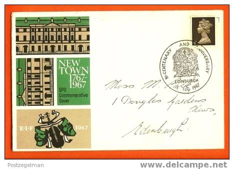 UK 1967 Enveloppe Edinburgh  F1095 - Interi Postali