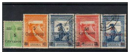 ANGOLA SET  (1945/46)  MINT / USED SURCHARGED - Angola