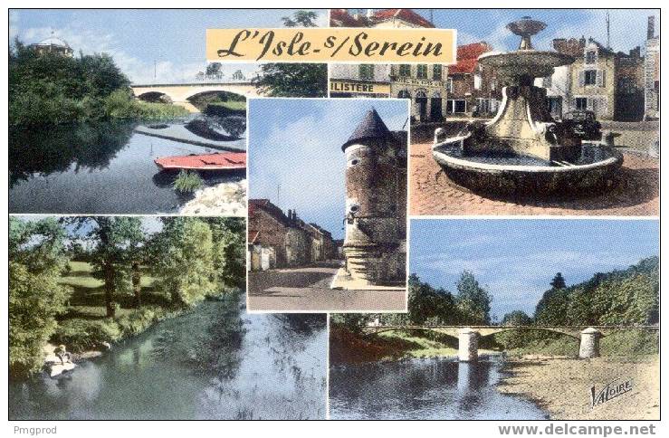 89 - Souvenir De L´ISLE SUR SEREIN - Multivues - 41.008 - 1966 - L'Isle Sur Serein