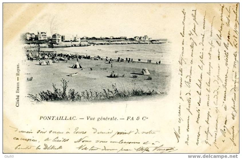 Royan - Pontaillac (17) - Vue Générale. - FA & Cie - Royan