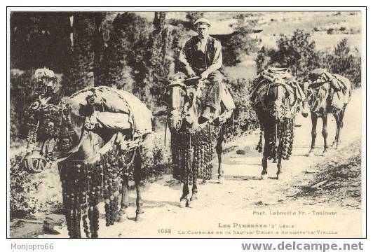 Reproduction CPA De La Caravane Du Courrier De La Seo De Urgel à Andorre La Vieille - Midi-Pyrénées