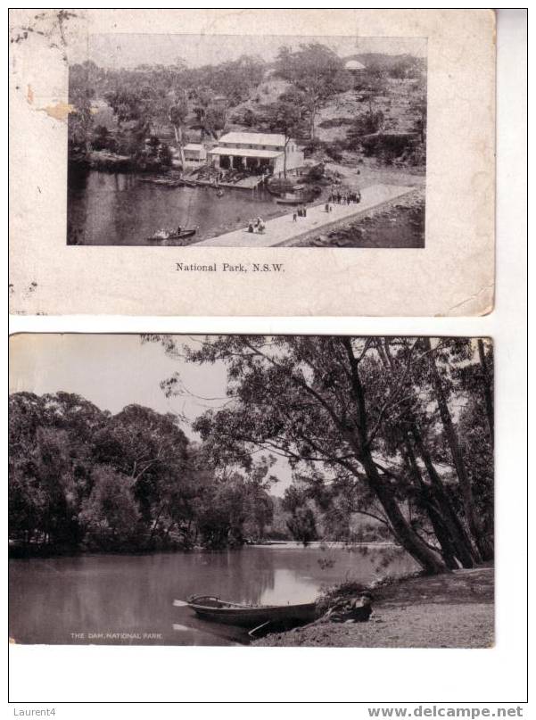 2 Carte Ancienne De L´Australie - 2 Old Australia Postcard - New South Wales - Other & Unclassified