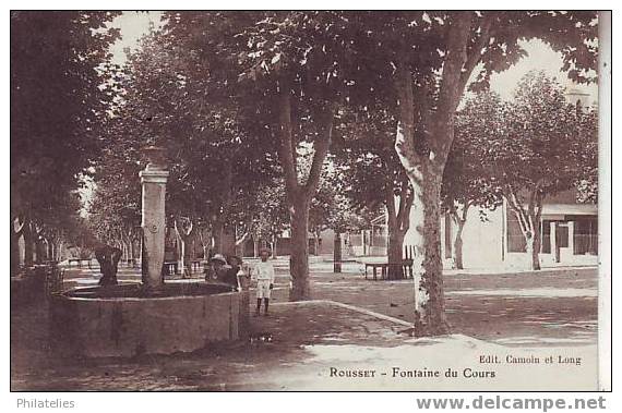 ROUSSET   FONTAINE DU COURS - Rousset