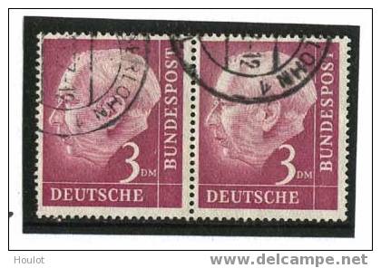 Deutschland Bund Mi. 196    Stadtlohn ?.?. 1957 Einwandfrei Gezähnt Michelwert 17,00 €uro - Se-Tenant