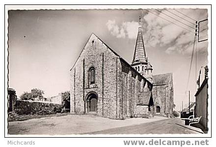 CPSM 44 CHATEAUBRIANT - Eglise Saint Jean De Bere - Châteaubriant