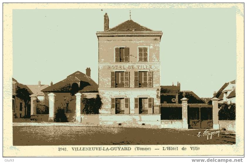 Villeneuve-la-Guyard (89) - N° 2941 - L'Hôtel De Ville - Villeneuve-la-Guyard