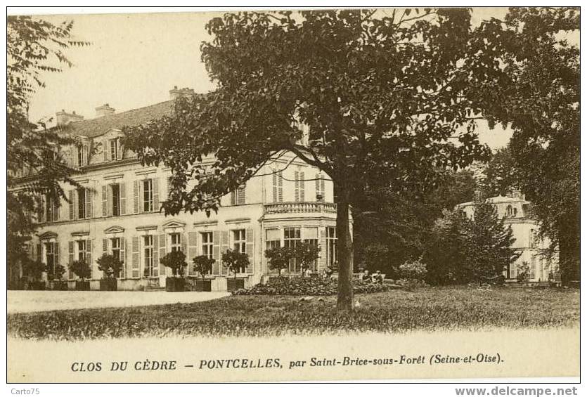 PONTCELLES 95 - CLOS DU CEDRE - Par Saint-Brice-sous-Forêt - Pontcelles