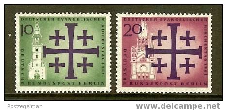 BERLIN 1961 MNH Stamp(s) Evangelic Day 215-216 #1207 - Unused Stamps