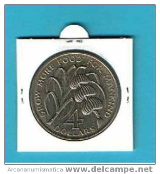 BARBADOS  4 DOLARES  1.970 Cu-Ni  S/C  UNC  Km#a9      DL-475 - Otros & Sin Clasificación