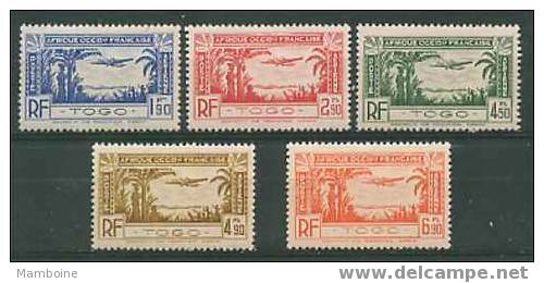 Togo 1940 PA 1 à 5  Serie Compl.    Neuf Avec Trace De Charniere - Ungebraucht