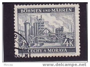 2103 - Boheme Et Moravie  Yv.no.35 Oblitere - Used Stamps