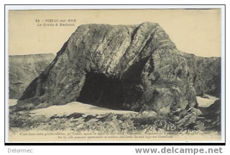 Piriac 44 Loire Atlantique La Grotte à Madame Avec Légende édit Artaud N° 22 Non écrite Bon état Dos Non Divisé - Piriac Sur Mer