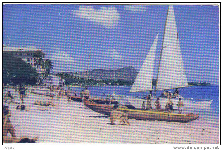 Carte Postale  USA  Ile D´Hawaii  La Plage De  Waikiki - Honolulu