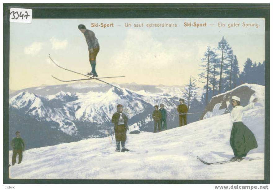 SKI SPORT - UN SAUT EXTRAORDINAIRE - TTB - Port