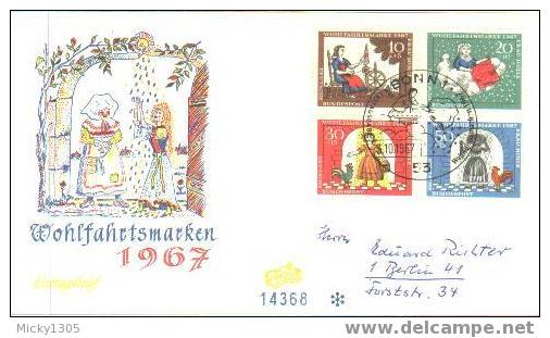 Germany / Berlin - FDC Mi-Nr 310/313 (U034)- - 1948-1970