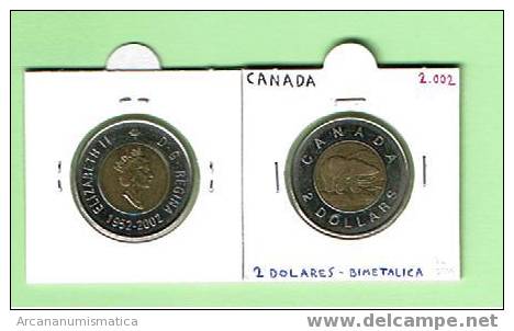 CANADA  2 $ DOLARES BIMETALICA 2.002 S/C UNC Km#270       DL-505 - Canada