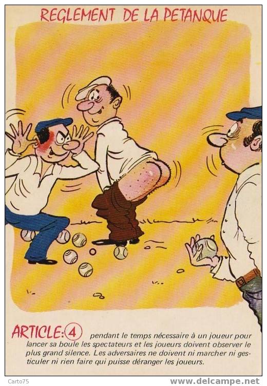 PETANQUE - ILLUSTRATEUR ALEXANDRE - Regionale Spiele