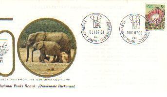RSA 1981 Enveloppe Nat. Parks Board Mint # 1447 - Brieven En Documenten