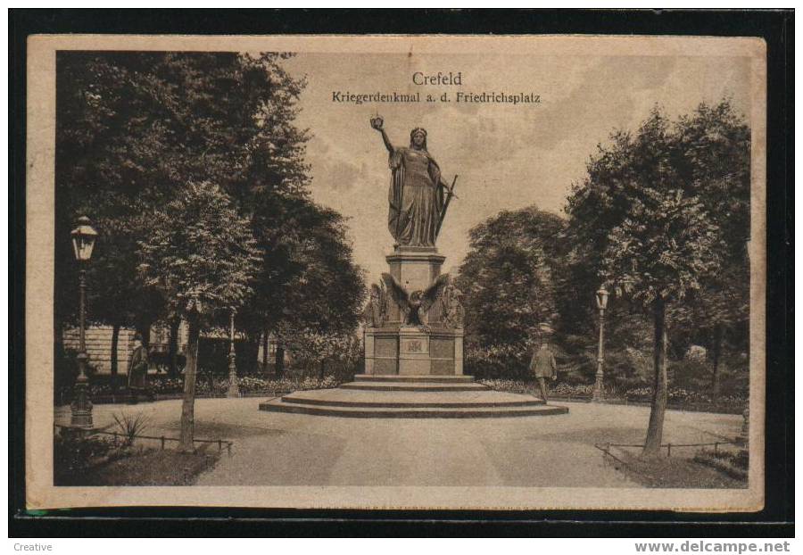 KRIEGERDENKMAL A.d.FRIEDRICHSPLATZ   CREFELD - Krefeld