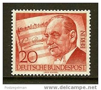 BERLIN 1956 MNH Stamp(s) Paul Lincke 156 #1243 - Nuovi