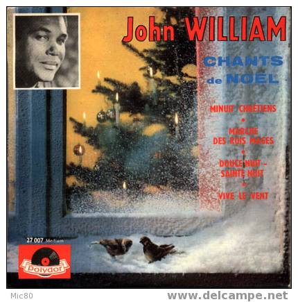 Super 45 T Vinyle John William "chants De Noël" - Kerstmuziek
