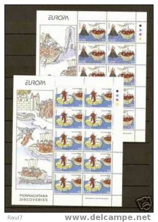 EUROPA -CEPT 1994 IRLANDE // EIRE  2 Feuilles De 10 V NEUF ** (MNH) - 1994