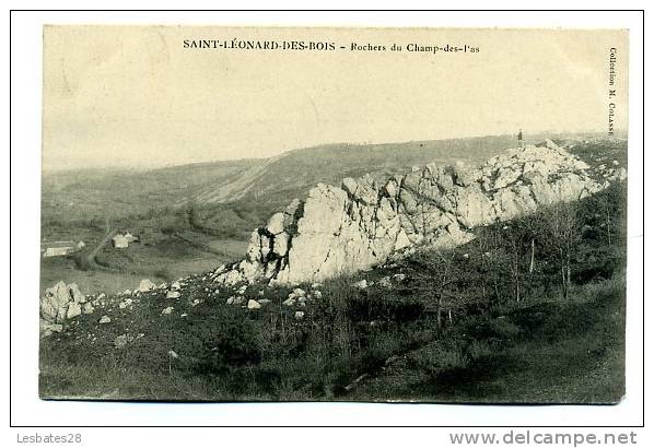 CPA 72.-St-LEONARD-des-BOIS.-Rochers Du Champs-des-l'as.-Très Pt Plan Animé  (DH 21) - Saint Leonard Des Bois