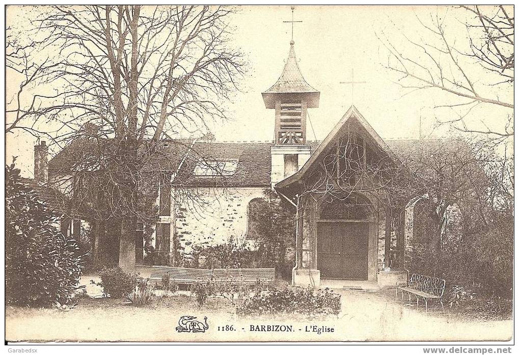 CPA De BARBIZON - L'Eglise. - Barbizon