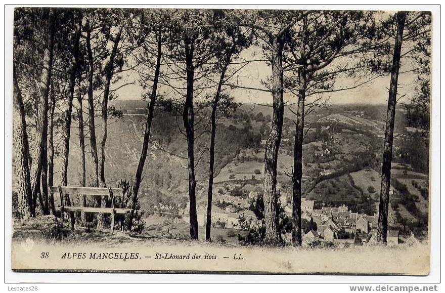 CPA 72.-St-LEONARD-des-BOIS.-Le Banc  (DH 15) - Saint Leonard Des Bois