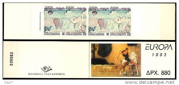 EUROPA-CEPT 1993  Carnet GRECE NEUF ** MNH Booklet - 1993