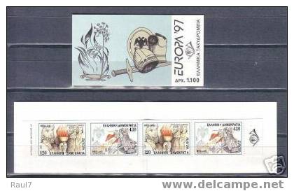 EUROPA-CEPT 1997  Carnet GRECE NEUF ** MNH Booklet RAR - 1997