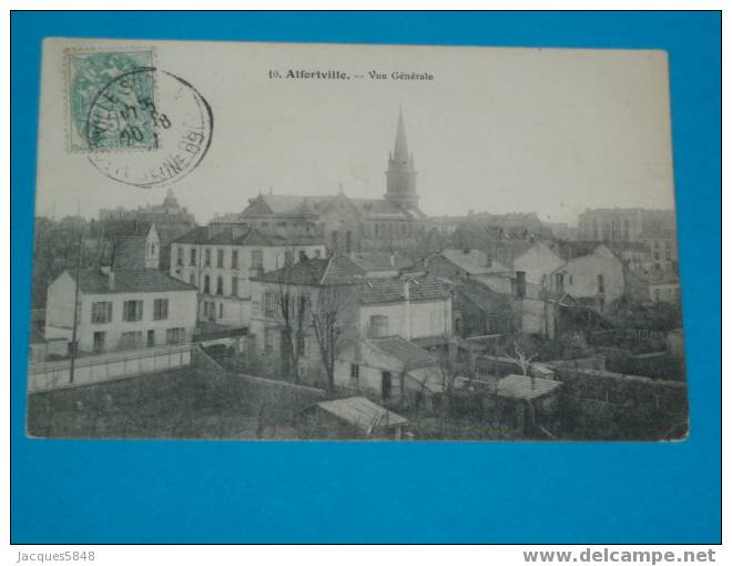 94) Alforville - N° 10 - Vue Générale  - Année 1907 - Edit - Alfortville