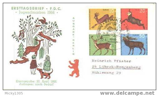 Germany / Berlin - FDC Mi-Nr 291/294 (U036)- - 1948-1970