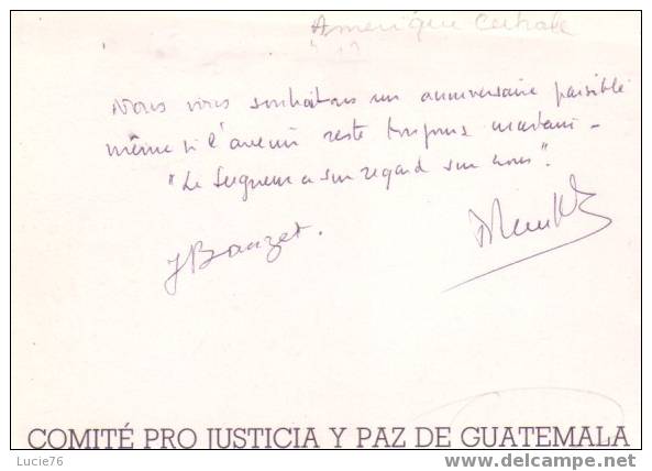 GUATEMALA -  Comité Pro  Justicia Y Paz De Guatemala - Guatemala