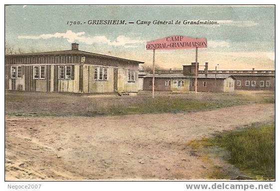 GRIESHEIM : Camp Général De Grandmaison Belle Carte Colorisée écrite En 1926 - Griesheim